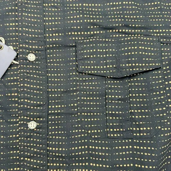 REYN SPOONER Shirt Mens L Button Down Coco Dots Flap Pocket Long Sleeve NWT - Picture 5 of 12